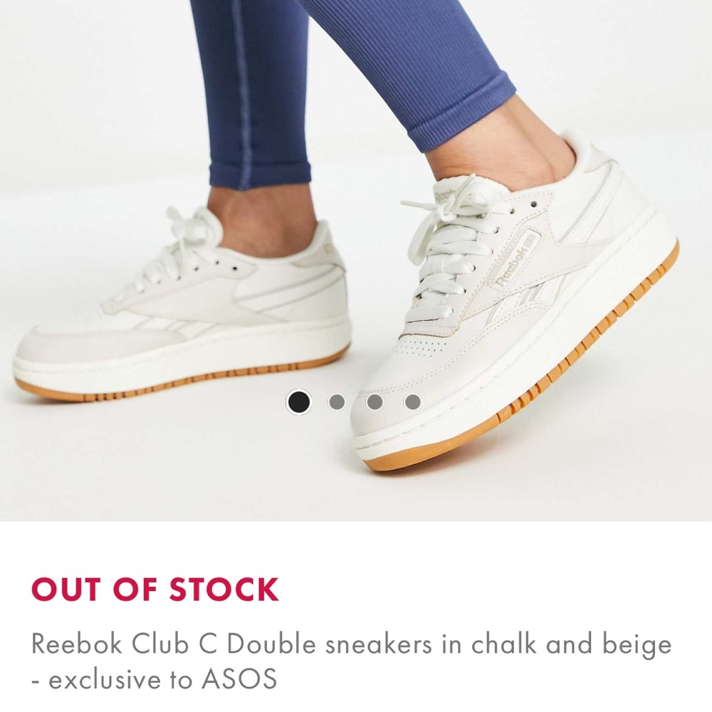 Reebok Women’s Cream Sneakers
